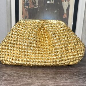 Elegant Gold Clutch Bag